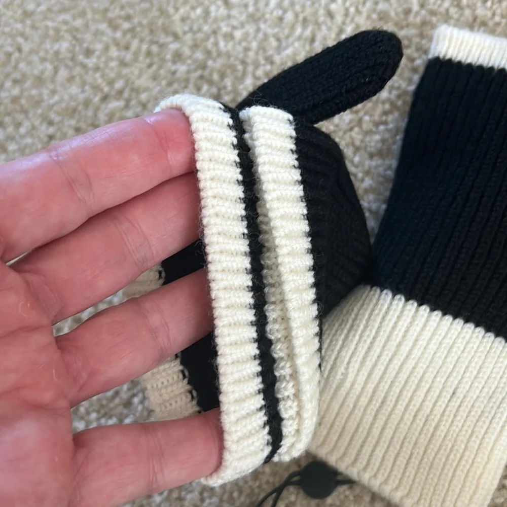 New Rag and Bone Margo wool fingerless gloves